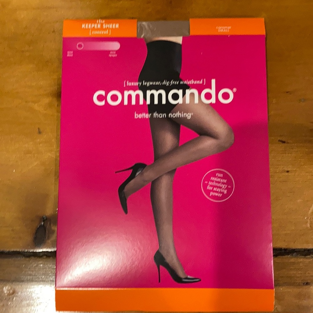 Commando Keeper Sheet Control Hosiery in Caramel